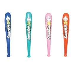 Mardi Gras Spot 42" Inflatable Baseball Bat - Assorted Colors (Each)