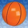 Mardi Gras Spot Inflatable Basketball 16" (Each) 1 Mardi Gras Spot Inflatable Basketball 16" (Each)