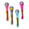 Mardi Gras Spot 10.5" Inflatable Microphone (Each) Novelties