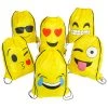 '- No Manufacturer - 16" X 13" Emoji Drawstring Backpack (Dozen) 2 '- No Manufacturer - 16" X 13" Emoji Drawstring Backpack (Dozen)