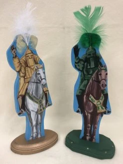 Plush Appeal, LLC Tableware Purple, Green Or Gold Riding Duke (Each)