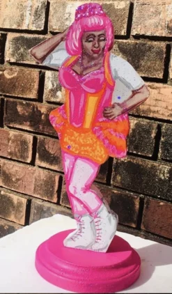 Plush Appeal, LLC Party Supplies Pussyfooter Wood Table Decoration (Each)