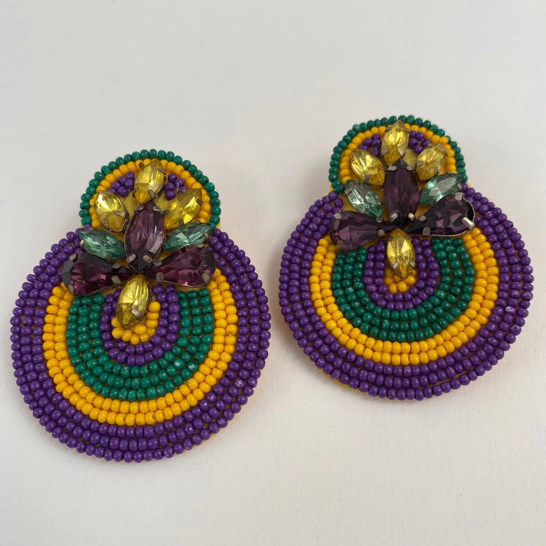 Sale Mardi Gras Seed Bead With Rhinestones (Each) Gifts & Apparel Sale Mardi Gras Seed Bead With Rhinestones (Each) Gifts & Apparel