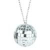 Mardi Gras Spot 2" Mirror Disco Ball On 30" Chain Beads