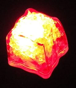Mardi Gras Spot Light-Ups LED Red Ice Cube