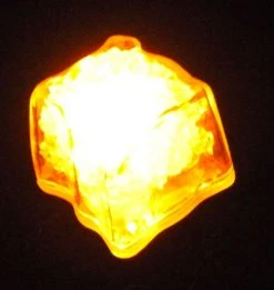 Mardi Gras Spot LED Yellow Ice Cube