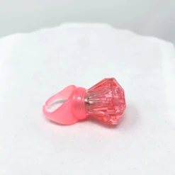 Mardi Gras Spot LED Pink Ring With White Lights Light-Ups