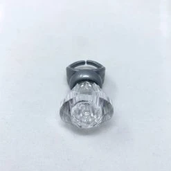 Mardi Gras Spot LED Silver Ring With White Lights Light-Ups