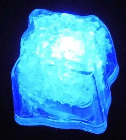 Mardi Gras Spot Light-Ups LED Blue Ice Cube