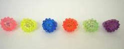 Mardi Gras Spot LED Assorted Color Bubble Ring With Multicolor Lights