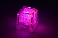 Mardi Gras Spot LED Pink Ice Cube Light-Ups