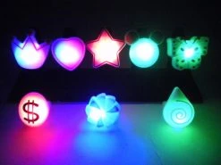 Sale LED Ring - 8 Assorted Styles Light-Ups