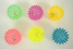 Mardi Gras Spot LED Spiky Massage Ball Light-Ups