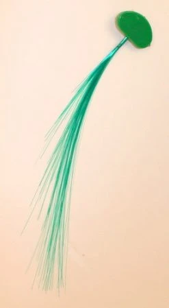 Sale Green Fiber Optic Hair Braid With White Lights