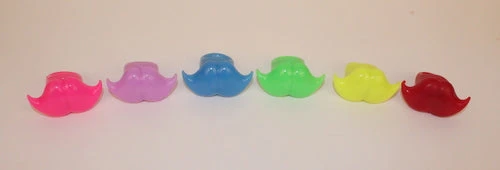 Mardi Gras Spot Light-Ups LED Jelly Rubber Mustache Ring (Pack Of 6) Mardi Gras Spot Light-Ups LED Jelly Rubber Mustache Ring (Pack Of 6)