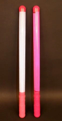 Mardi Gras Spot LED Wand 46cm With 4 Lights - Assorted Colors