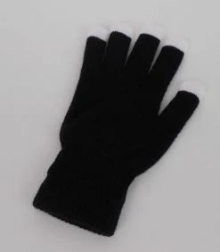 Mardi Gras Spot Light-Ups LED Black Gloves