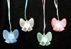 Sale LED Bow Necklace - Assorted Colors Light-Ups