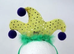 Mardi Gras Spot Light-Ups LED Jester Head Bopper 5 Mardi Gras Spot Light-Ups LED Jester Head Bopper