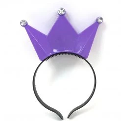 Mardi Gras Spot Purple Light-Up Headband Crown Light-Ups