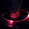 Sale LED Clear Necklace With Red Lights