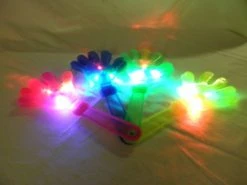 Mardi Gras Spot Light-Ups 10" LED Handclapper