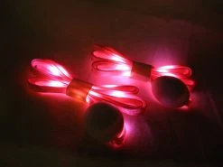 Sale 47" Hot Pink Light Up Shoelaces (Pair) Light-Ups