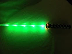 Mardi Gras Spot Light-Ups 26" Saber - Green Light Up With Sound