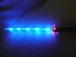 Mardi Gras Spot 26" Saber - Blue Light Up With Sound Light-Ups