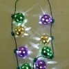 Mardi Gras Spot LED Mardi Gras Disco Ball Necklace With 9 Balls Light-Ups 2 Mardi Gras Spot LED Mardi Gras Disco Ball Necklace With 9 Balls Light-Ups