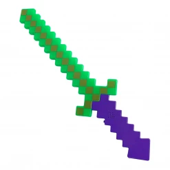 Plush Appeal Light-Ups 24" LED Purple, Green And Yellow Pixel Sword (Each)