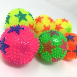 Mardi Gras Spot 2.5" Star Bounce Ball - Assorted Colors 17 Mardi Gras Spot 2.5