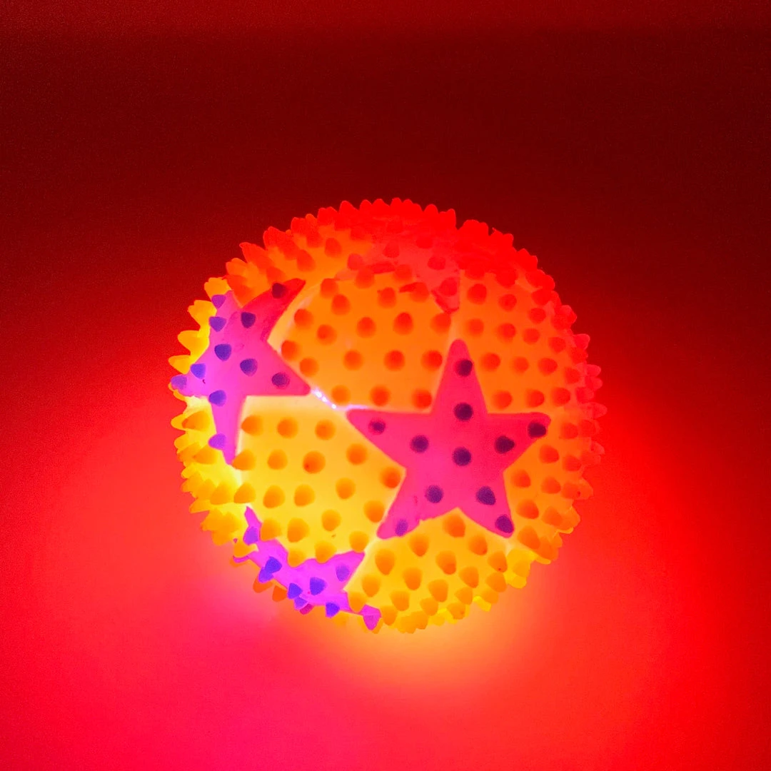 Mardi Gras Spot 2.5" Star Bounce Ball - Assorted Colors 7 Mardi Gras Spot 2.5" Star Bounce Ball - Assorted Colors