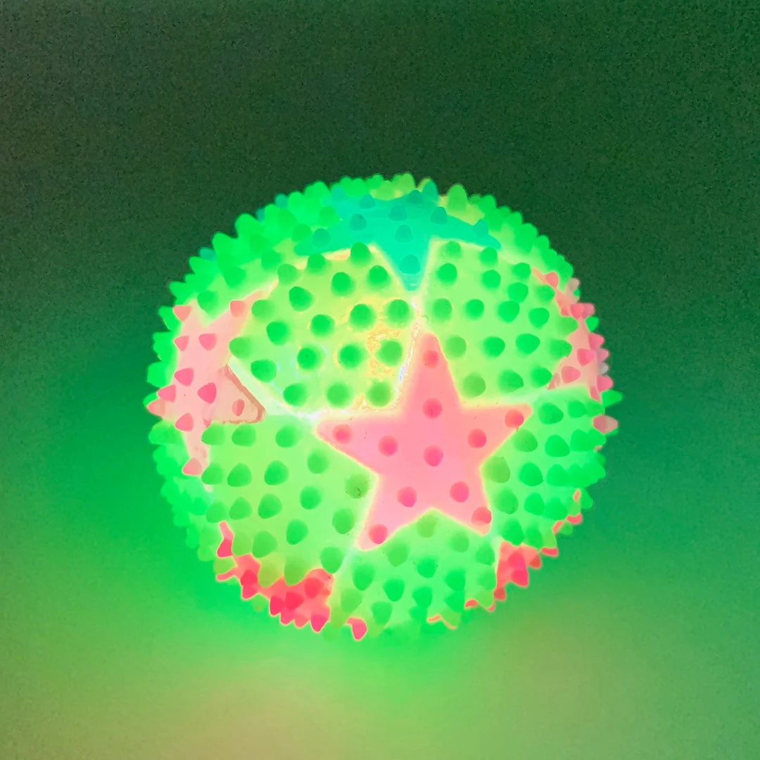 Mardi Gras Spot 2.5" Star Bounce Ball - Assorted Colors 8 Mardi Gras Spot 2.5" Star Bounce Ball - Assorted Colors