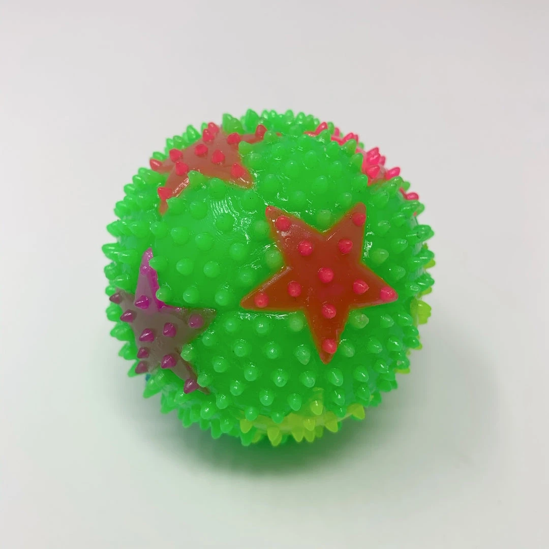 Mardi Gras Spot 2.5" Star Bounce Ball - Assorted Colors 9 Mardi Gras Spot 2.5" Star Bounce Ball - Assorted Colors