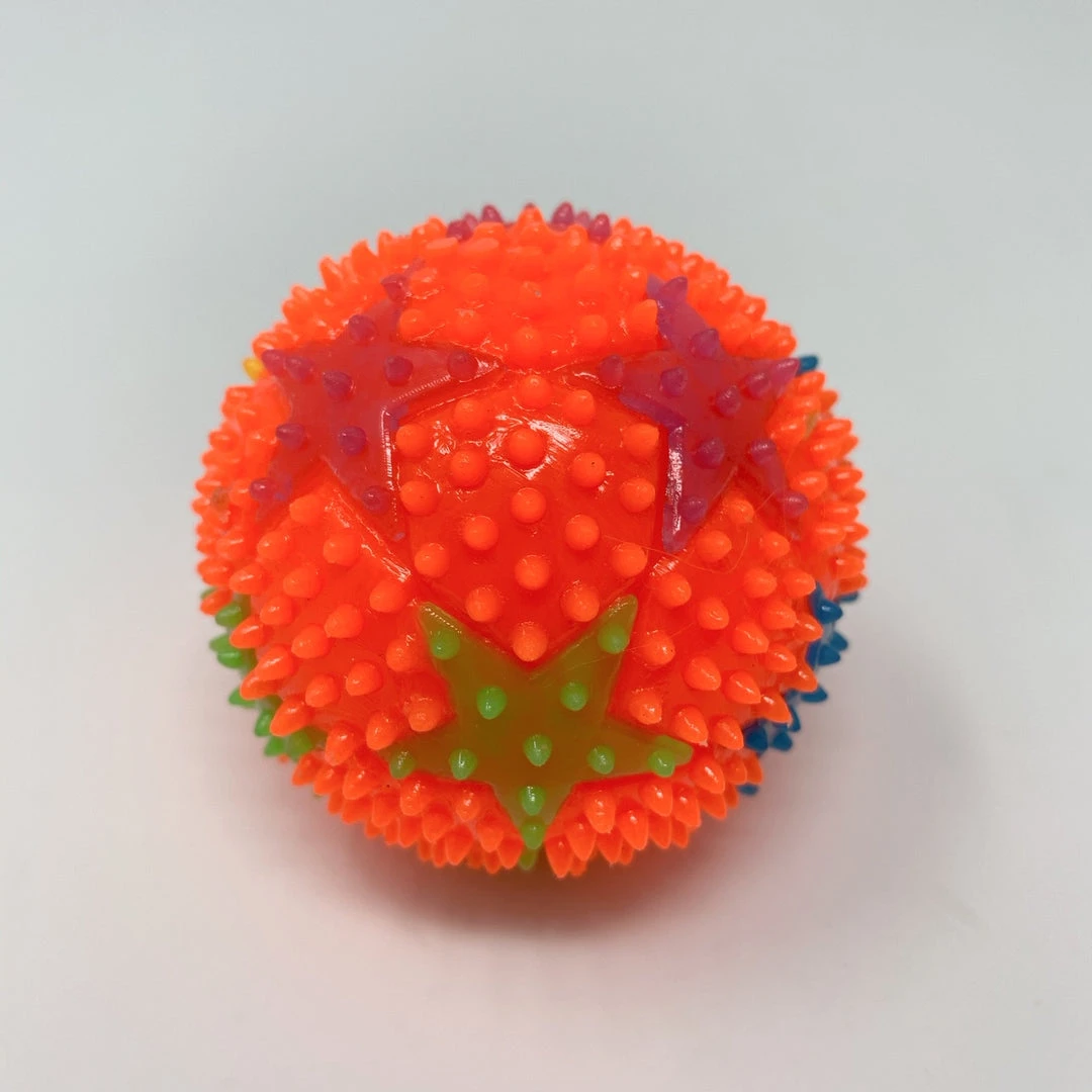 Mardi Gras Spot 2.5" Star Bounce Ball - Assorted Colors 10 Mardi Gras Spot 2.5" Star Bounce Ball - Assorted Colors