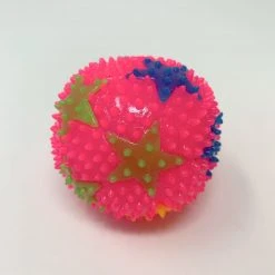 Mardi Gras Spot 2.5" Star Bounce Ball - Assorted Colors 22 Mardi Gras Spot 2.5