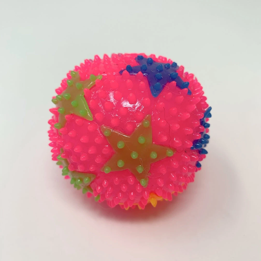 Mardi Gras Spot 2.5" Star Bounce Ball - Assorted Colors 11 Mardi Gras Spot 2.5" Star Bounce Ball - Assorted Colors