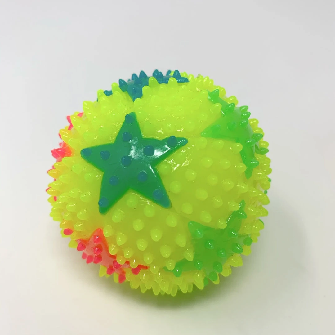 Mardi Gras Spot 2.5" Star Bounce Ball - Assorted Colors 13 Mardi Gras Spot 2.5" Star Bounce Ball - Assorted Colors