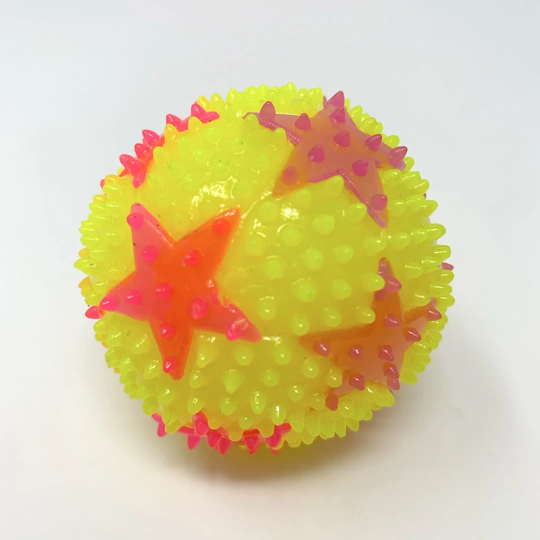 Mardi Gras Spot 2.5" Star Bounce Ball - Assorted Colors 14 Mardi Gras Spot 2.5" Star Bounce Ball - Assorted Colors