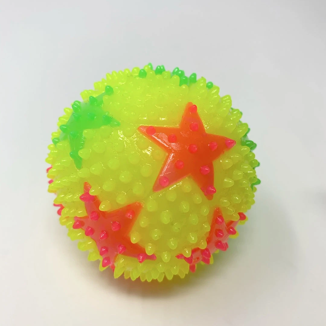 Mardi Gras Spot 2.5" Star Bounce Ball - Assorted Colors 12 Mardi Gras Spot 2.5" Star Bounce Ball - Assorted Colors