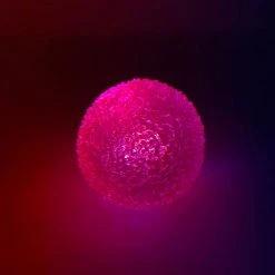 Mardi Gras Spot 2.5" LED Sponge Ball 8 Mardi Gras Spot 2.5