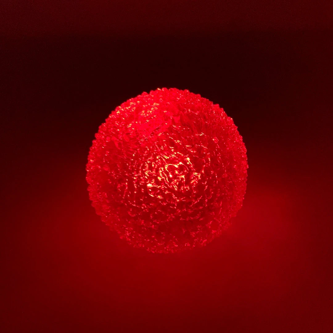 Mardi Gras Spot 2.5" LED Sponge Ball 6 Mardi Gras Spot 2.5" LED Sponge Ball