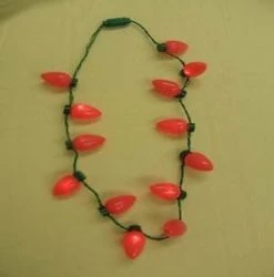 Plush Appeal, LLC LED Hot Pink Bulb Necklace With 13 Bulbs