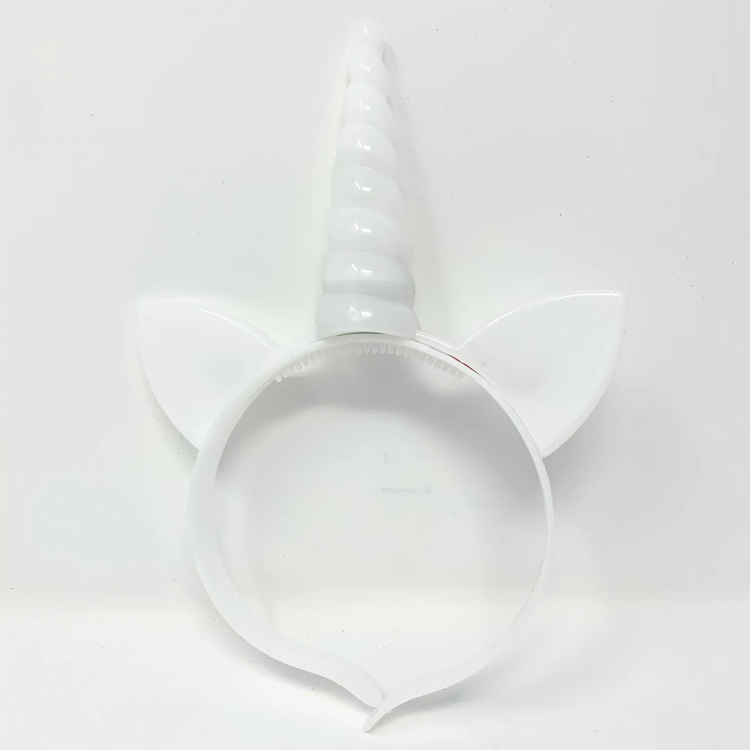 Mardi Gras Spot Light-Up Unicorn Headband - Assorted Colors 20 Mardi Gras Spot Light-Up Unicorn Headband - Assorted Colors
