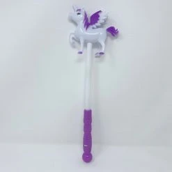 Mardi Gras Spot Unicorn Wand - Assorted Colors Light-Ups