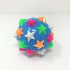 Mardi Gras Spot 3.5" Knobby Ball With Stars Light-Ups 17 Mardi Gras Spot 3.5