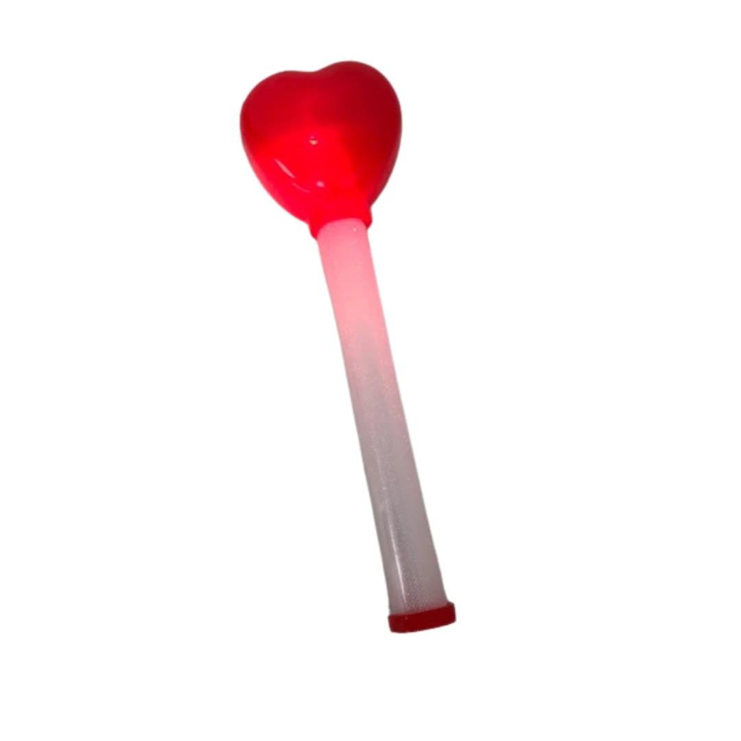 - No Manufacturer - Red Heart LED Tube Wand (Each) Light-Ups - No Manufacturer - Red Heart LED Tube Wand (Each) Light-Ups
