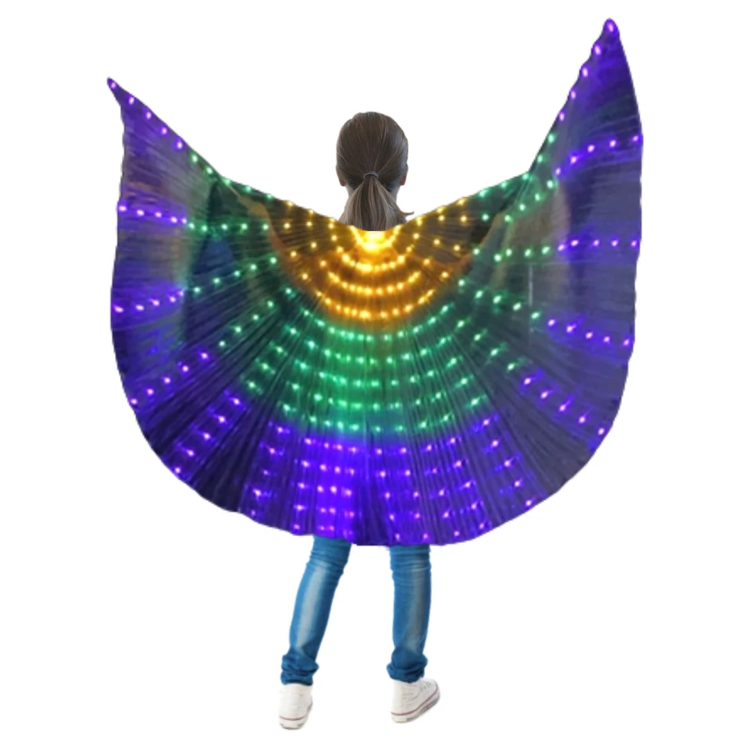 - No Manufacturer - Purple, Green And Gold Lighted Wand Wings (Each) Light-Ups 3 - No Manufacturer - Purple, Green And Gold Lighted Wand Wings (Each) Light-Ups