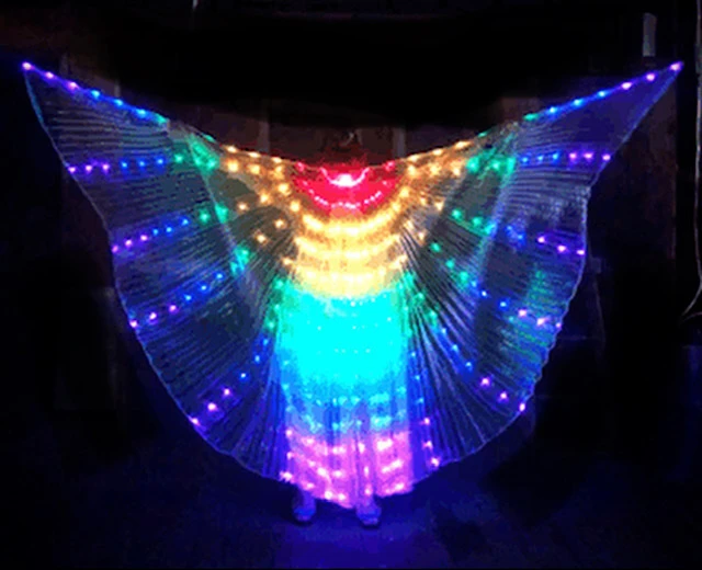 - No Manufacturer - Rainbow Lighted Wand Wings (Each) 4 - No Manufacturer - Rainbow Lighted Wand Wings (Each)